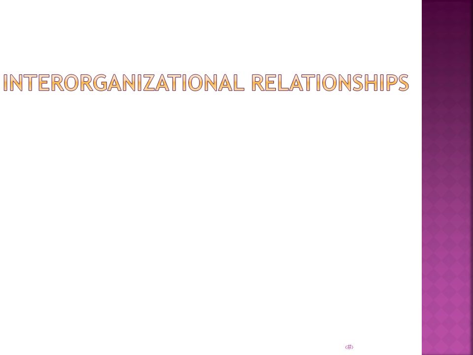 Introducing Inter‐organizational Relations